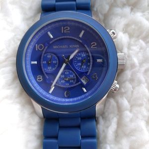 Men's Michael Kors Blue Chronograph Watch